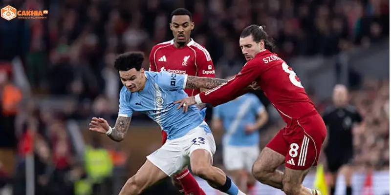 Khoảnh khắc ăn mừng bàn thắng trong trận Manchester City vs Liverpool đỉnh cao